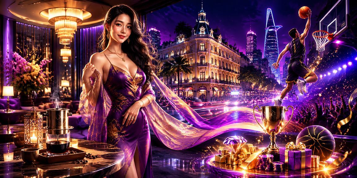 Người dùng tại TP.HCM theo dõi thống kê bóng rổ và đặt cược thể thao bên ly cà phê