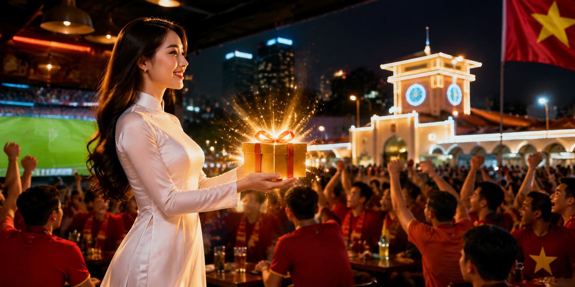 Người dùng tại TP.HCM trong trang phục áo dài thực hiện giao dịch tài chính trực tuyến